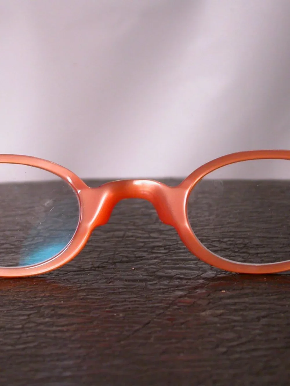 Authentic Anne et Valentin Tortoise Orange Eyeglasses Made in France REPAIR